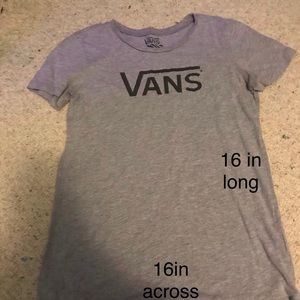 Gray vans shirt